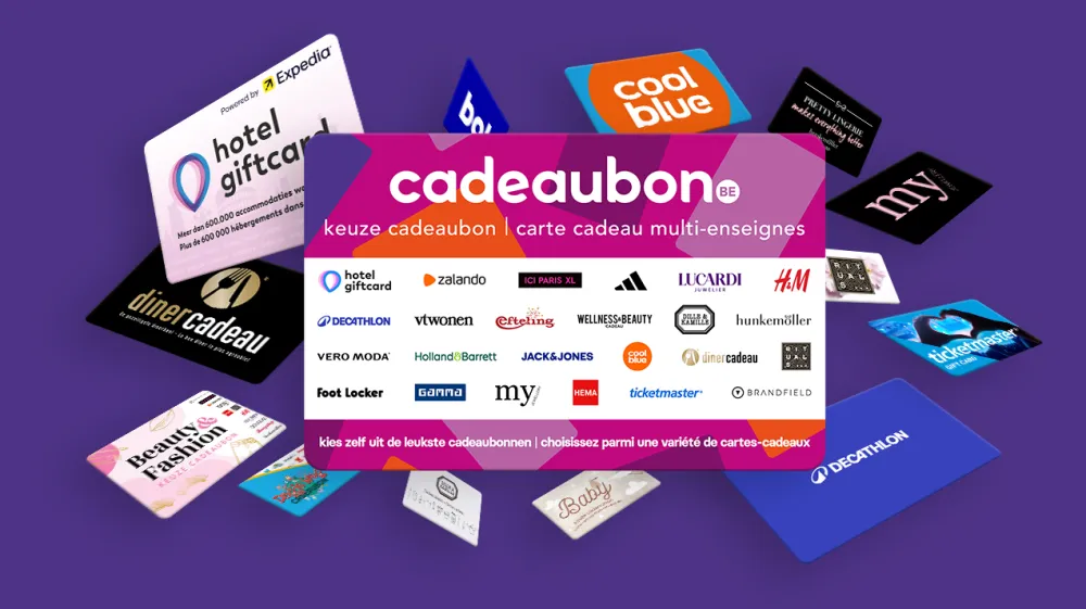 Grootste cadeaubon assortiment van België